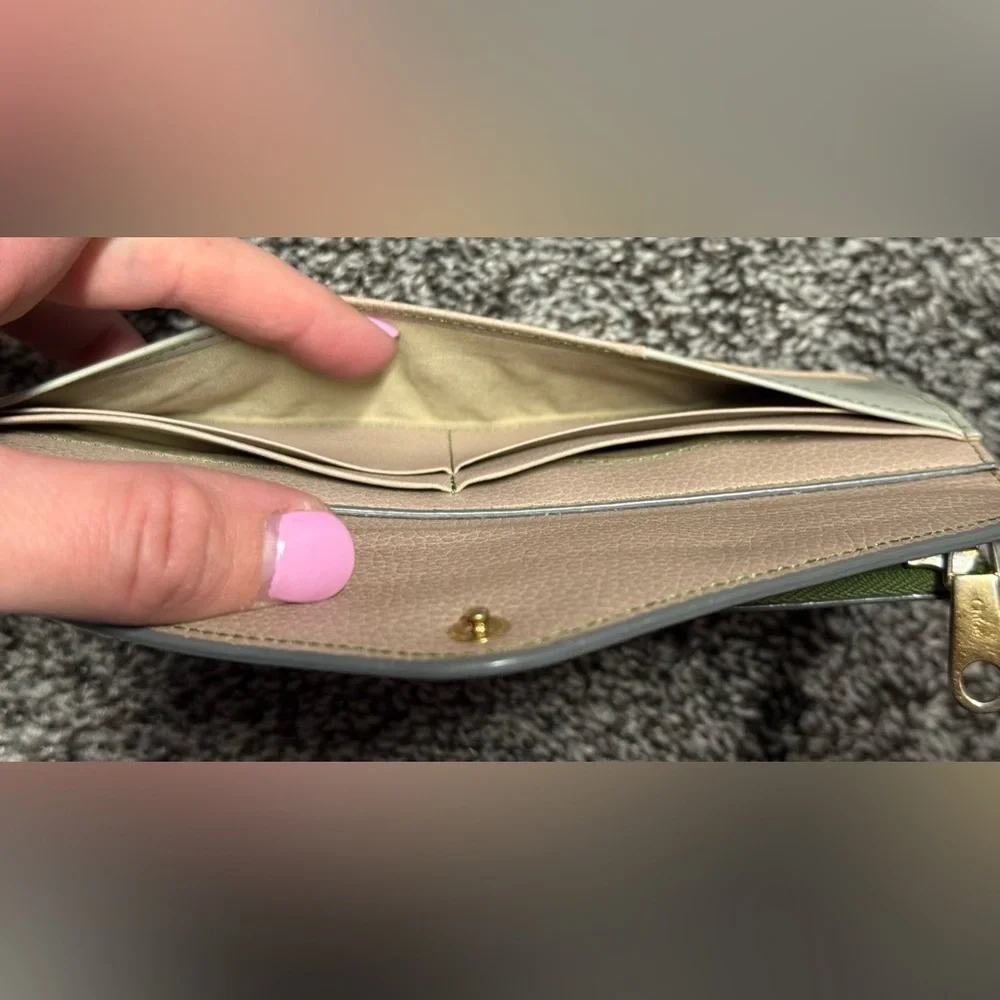 Chloe colorblock leather long wallet - Picture 6 of 15